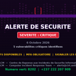 [CRITIQUE] Vulnérabilités critiques dans les logiciels d’entreprise